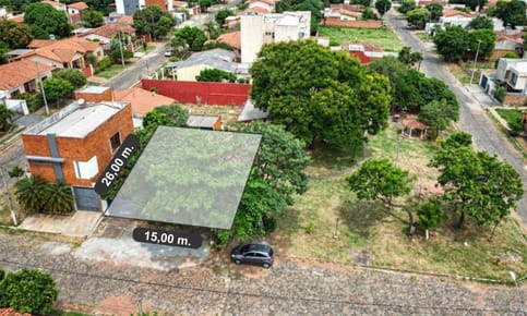 VENDO TERRENO 390 m2 ZONA GOETHE ASUNCIÓN AR3A