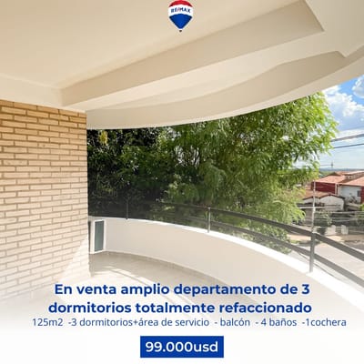 Depto. 3 dormitorios en Venta con cochera Atención Inversionistas!