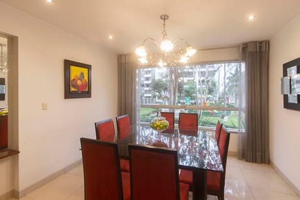 Venta Departamento Flat 184  mt2 con Terraza f/ Parque 1er piso MONTERRICO SURCO