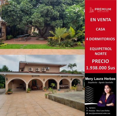 CASA EN VENTA ZONA: Equipetrol - ATENCIÓN INVERSIONISTAS