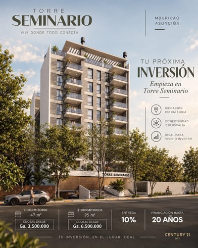 TORRE SEMINARIO | Viví o invertí con una financiación única en el mercado