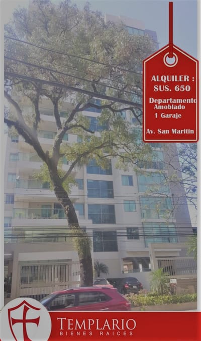 Departamento Amoblado en Alquiler