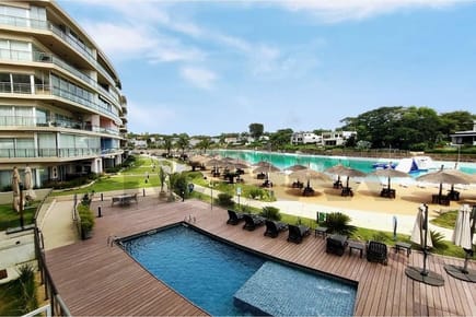 Departamento de lujo en Aquavillage Bali 4 con Crystal Lagoon