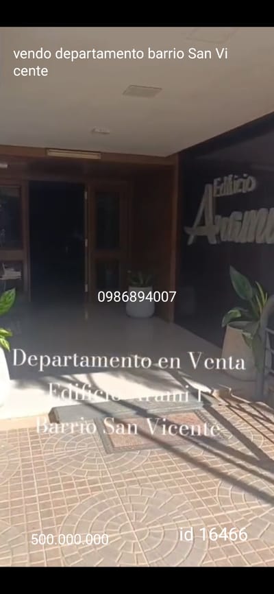 Vendo departamento en barrio San Vicente Asunción 