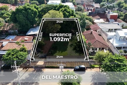 Terreno-Venta-Del Maestro, Herrera, Asunción