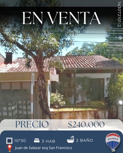 Casa en Barrio Jara Asuncion