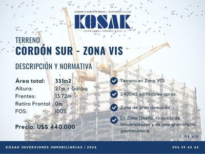 Terreno Cordón Sur Zona Vis