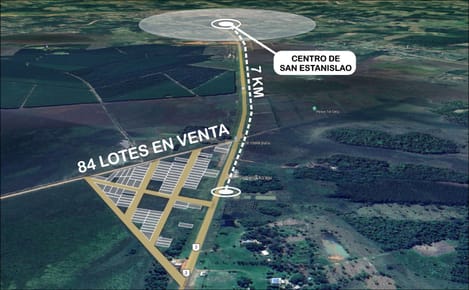 TERRENO DE 32.958 M2 FRACCIONADO EN 84 LOTES EN SAN ESTANISLAO EN VENTA