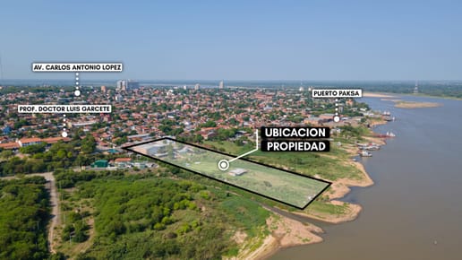 ALQUILO TINGLADO CON SALIDA AL RIO PARAGUAY CERCA DEL PUERTO DE ASUNCION