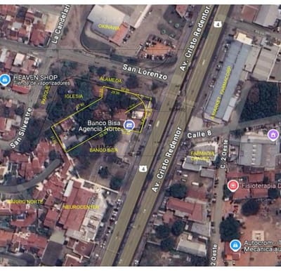 TERRENO COMERCIAL AV. BANZER 