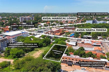 VENDO TERRENO ZONA CURVA DE LA MUERTE