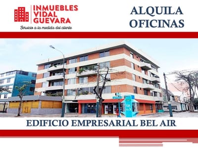 ALQUILER DE OFICINA IMPLEMENTADA 128.00 M2 EN EDIFICIO BEL AIR - SAN BORJA
