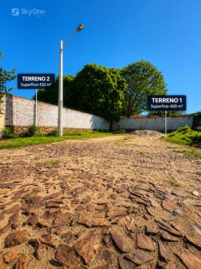 VENDO 2 TERRENOS JUNTOS EN ÑEMBY 