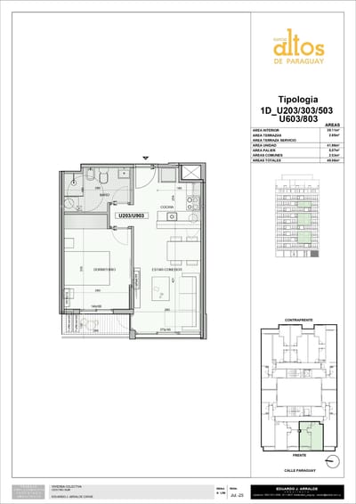 Venta Apartamento A Estrenar 1 Dormitorio Altos De Paraguay
