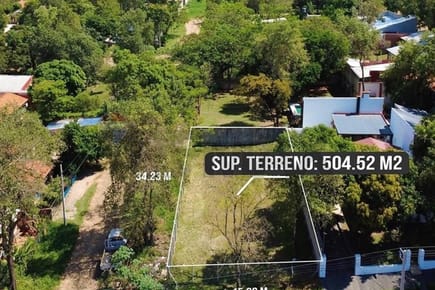 Vendo terreno 504 m2 en esquina San Bernardino