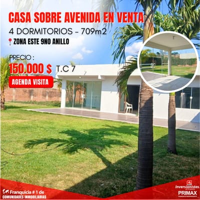 ASA TOTALMENTE EQUIPADA EN VENTA – ZONA NORTE
