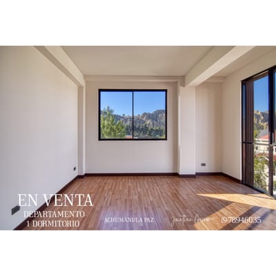 DEPARTANENTO DE 1 DORMITORIO CON COCINA CERRADA EN LA CALLE 24 DE ACHUMANI