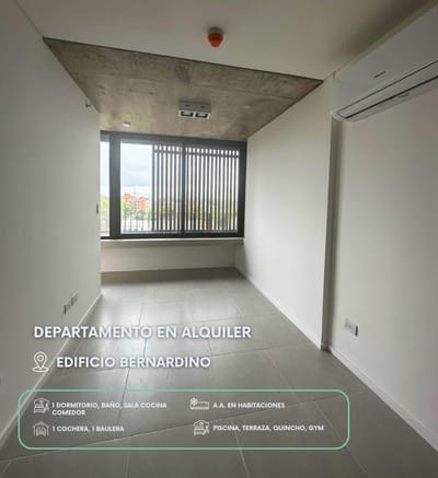 Alquilo en Edificio Bernardino Depto de 1 Dormitorio
