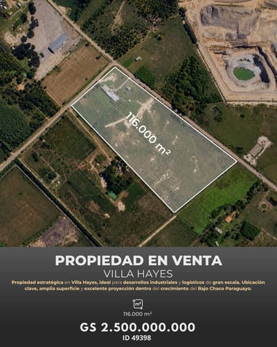VENDO PROPIEDAD EN VILLA HAYES IDEASL PARA INVERSION