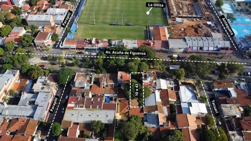Vendo terreno  en el Barrio Obrero de Asunción,sobre quinta avenida