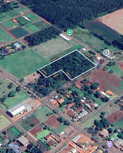 AMPLIO TERRENO EN VENTA EN EL CENTRO URBANO DE OBLIGADO, ITAPÚA