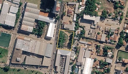 Terreno 2.400 m² sobre asfalto, 4 lotes, Barrio Ytay