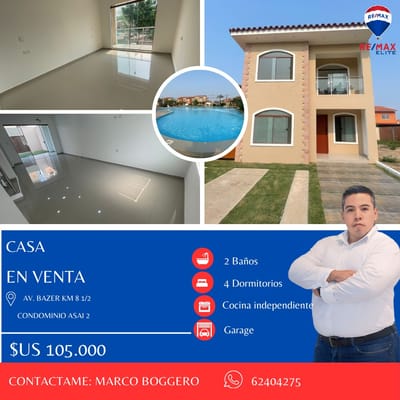 Casa en Condominio Asai Norte 2 – Seguridad y Estilo de Vida Premium