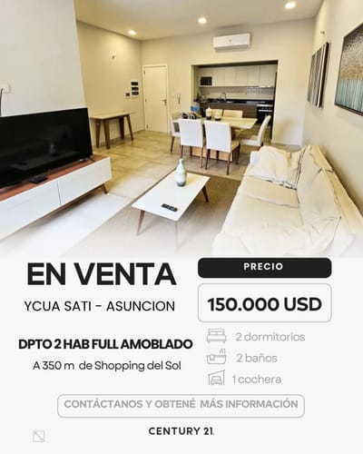 VENDO DEPARTAMENTO ZONA SHOP DEL SOL 