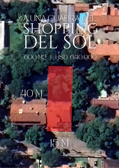 Terreno en Shopping del Sol