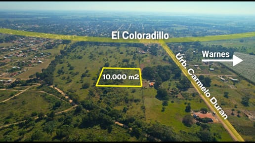 Terreno en venta para Propiedad a 5 minutos de Warnes
