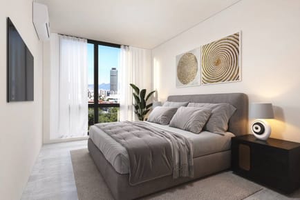 Preventa de departamentos de 1 dormitorio, condominio Vilareal Duo