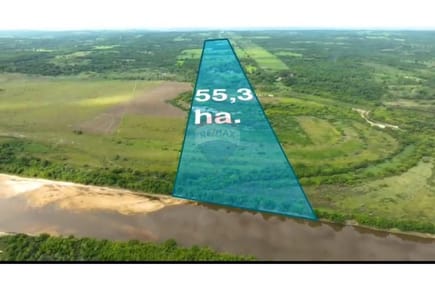 VENDO CAMPO EN ARROYOS Y ESTEROS SOBRE RIO MANDUVIRA