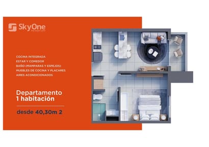 Vendo Departamento de 1 dormitorio en Mariano Roque Alonso – desde USD 60.375