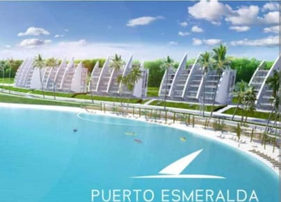 HERMOSO TERRENO EN VENTA Laguna tipo playa CONDOMINIO PUERTO ESMERALDA