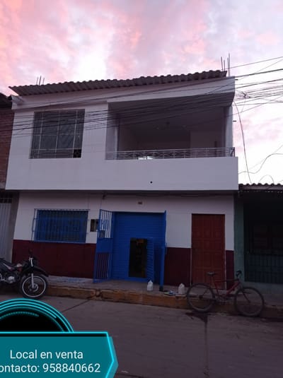Venta de local comercial en Chulucanas frente al Mercado Modelo 1er piso