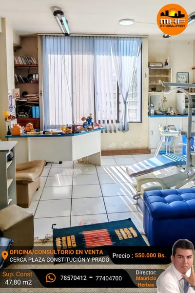 COMODA OFICINA O CONSULTORIO EN VENTA EN EDIFICIO EMPRESARIAL CERCA PRADO