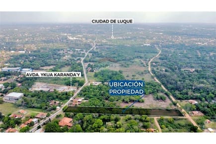 EN VENTA – TERRENO EN YKUA KARANDAY – LUQUE
