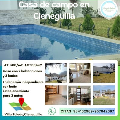 Venta Casa Campo En Cieneguilla