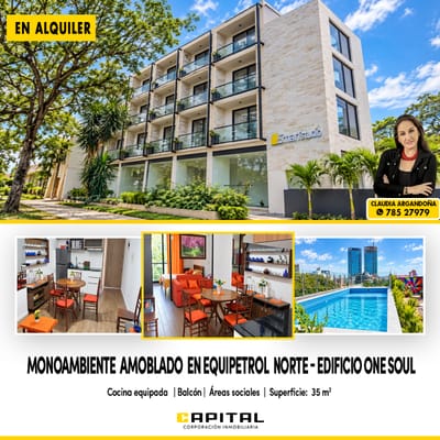 ALQUILO MONOAMBIENTE ONE SOUL