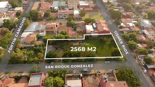 En Venta Terreno De 2568 M2 