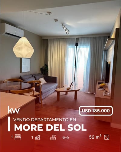 VENDO DEPARTAMENTO MORE DEL SOL!! 