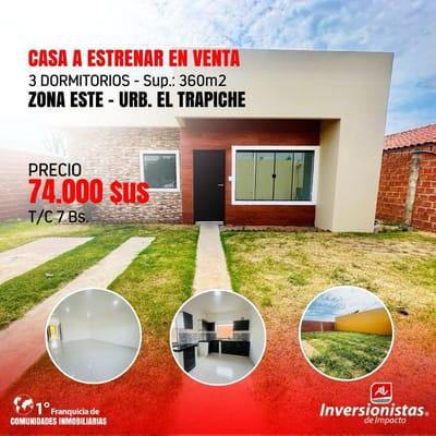 asa a Estrenar en Venta – Urb. El Trapiche