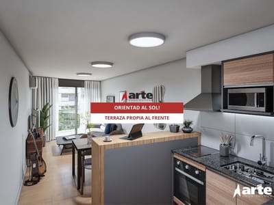 Venta De Apartamento De 1 Dormitorio Con Terraza Al Frente En Pocitos!