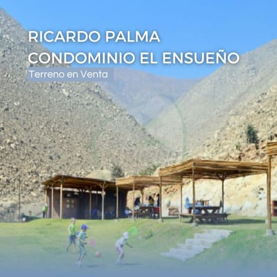 Venta Terreno En Ricardo Palma Carretera Central