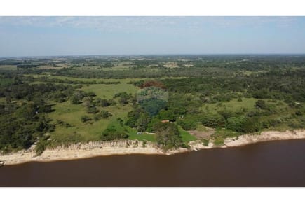 Vendo Terreno de 1.400 hectáreas en Pilar, Orilla Propia Sobre el río Paraguay 