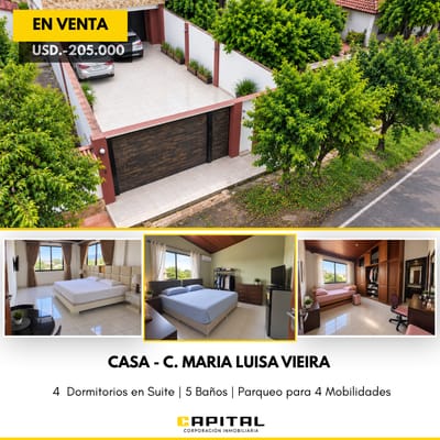 Casa en Venta 4 Dormitorios en Suite
