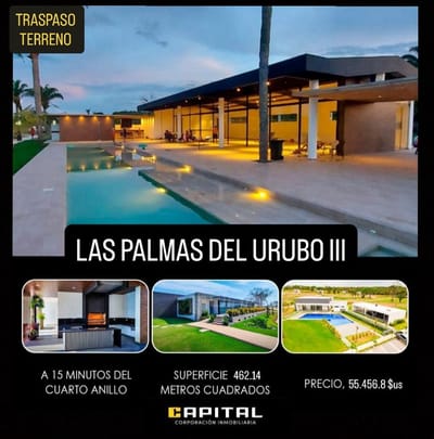 Terrenos en venta en Cond Las Palmas del Urubo 3