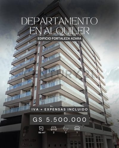 Alquiler de Departamento Terminados en Ciudad Nueva, Asunción