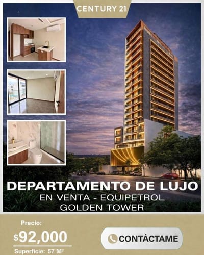 DEPARTAMENTO DE LUJO, GOLDEN TOWER