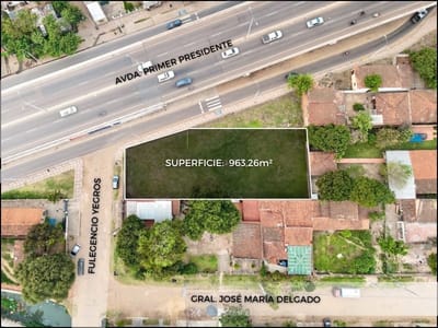 EN VENTA - Terreno sobre Av. Primer Presidente